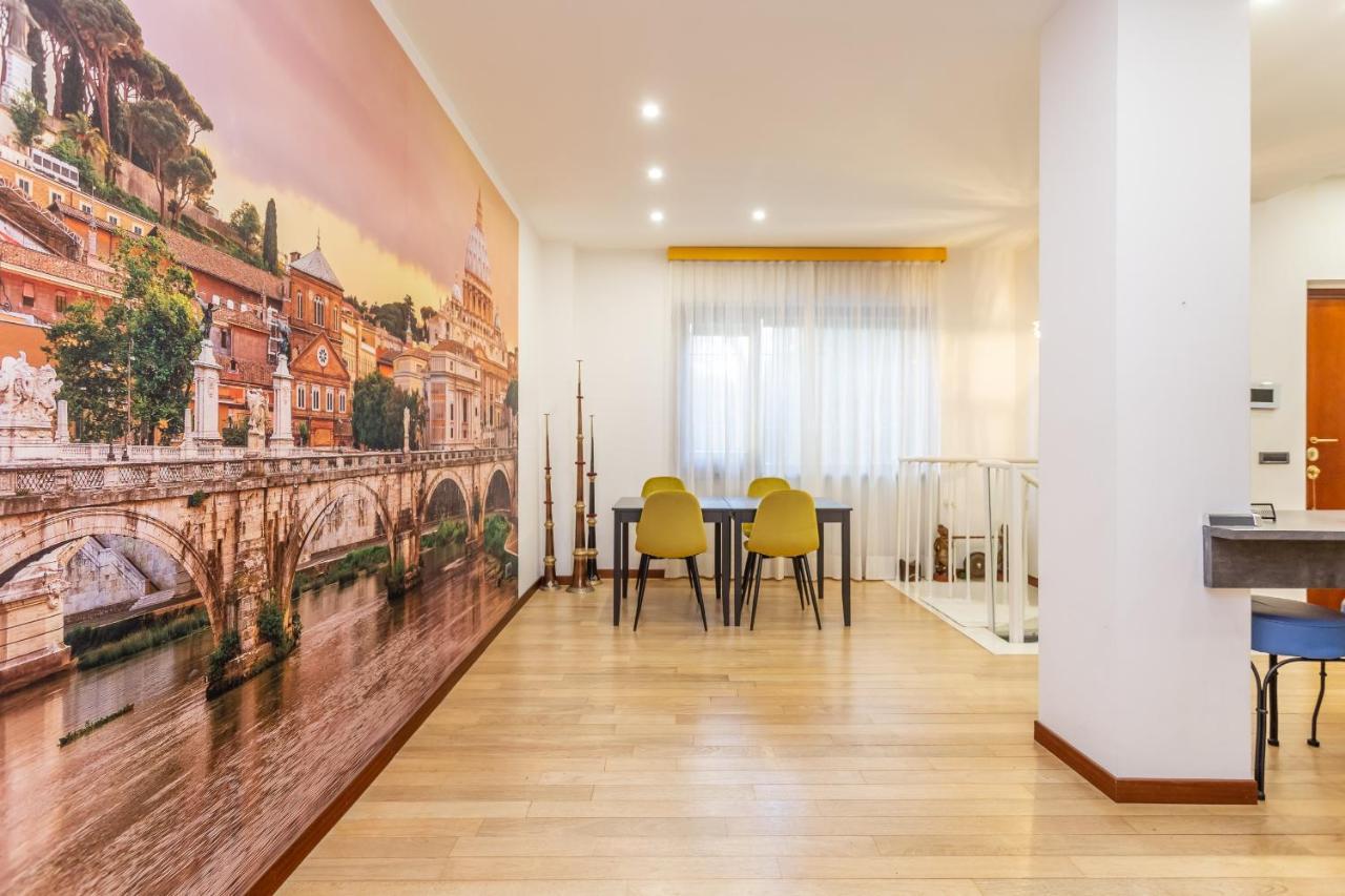 ローマSt Peter'S Spacious 4 Bdr With Private Parkingアパートメント エクステリア 写真